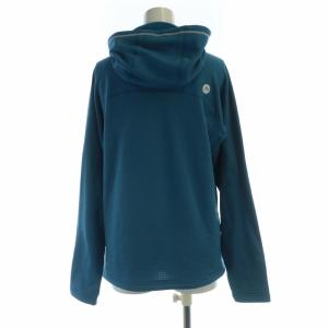 MARMOT ポーラテックパワーグリッドホットパーカ フーディー 刺繍 長袖 L 青 ブルー MJF-F5574W /RO
