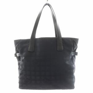 CHANEL ニュートラベルラインGM ココマーク トートバッグ 7番台 ブラック