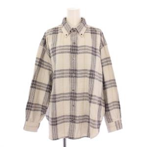 CHECK DADDY SHIRT チェックダディシャツ ブラウス ボタンダウン 長袖 レギュラーカラー