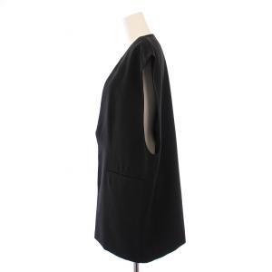 Shinzone 23SS BIG VEST ビックベスト Vネック 無地 F0 黒 ブラック 23SMSJK03 /BB