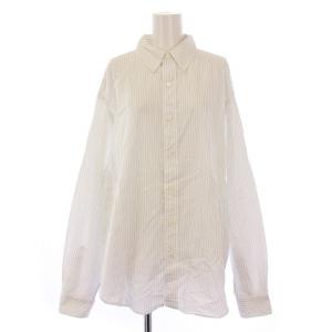 24AW STRIPED DADDY SHIRT ストライプダディシャツ ブラウス ボタンダウン 長袖