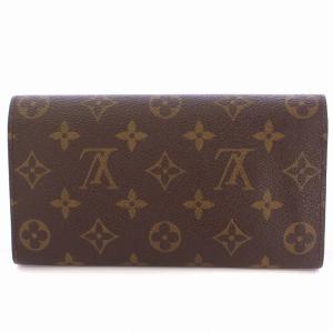 LOUIS VUITTON モノグラム ポシェットポルトモネクレディ 長財布 ブラウン