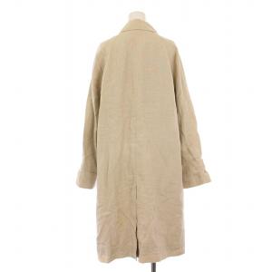 MARGARET HOWELL ステンカラーコート ロング リネン 2 ベージュ 578-6112004 /BM