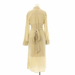 EQUIPMENT FEMME JARVISSE ドレス シャツワンピース ロング マキシ 長袖 シルク インナーキャミワンピース