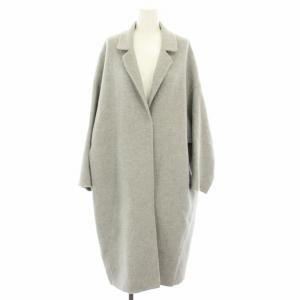 22AW ウールアンゴラリバーコート F グレー 22020500401030