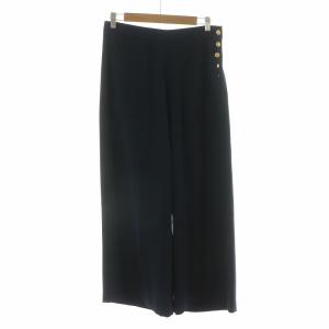 ワイドパンツ バギー サイドボタン 金ボタン 4 ネイビー 211846916001 /NQ