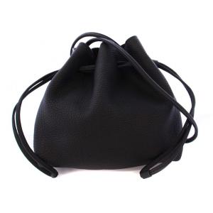 ノア ショルダーバッグ 巾着 レザー BDPT2-BK