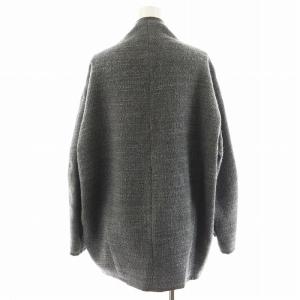 IENA ×TSUJI NAOKO 23AW ツイードリボンコート 36 グレー 23020900603040