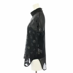 Mame Kurogouchi フィルムジャガードトップス Film Jacquard Tops ブラウス カットソー 半袖 フレンチスリーブ