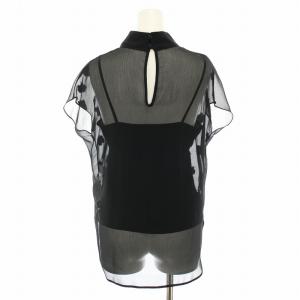 Mame Kurogouchi フィルムジャガードトップス Film Jacquard Tops ブラウス カットソー 半袖 フレンチスリーブ