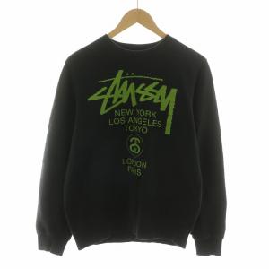 スウェット トレーナー プルオーバー 長袖 プリント S ブラック Z30SAGR020 /NQ