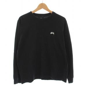 STOCK LOGO LS CREW Tシャツ カットソー ロンT 長袖 S 黒 1140242 /YM