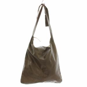 トートバッグ ワンショルダーバッグ レザー 茶 ブラウン /KU