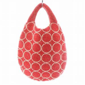 mina perhonen タンバリン エッグバッグ tambourine  egg bag ハンドバッグ ドット柄 赤 レッド ua9952