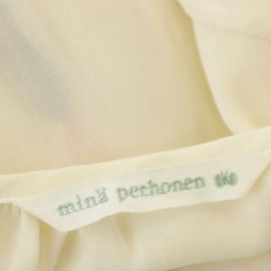 mina perhonen candle シルク ブラウス va1871 38 アイボリー