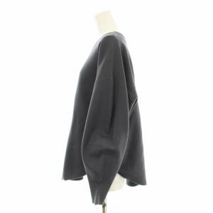 IENA 23SS ファインコットンスムースプルオーバー ニット 長袖 グレー 23080900309010 /KU