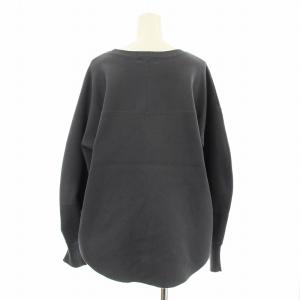 IENA 23SS ファインコットンスムースプルオーバー ニット 長袖 グレー 23080900309010 /KU