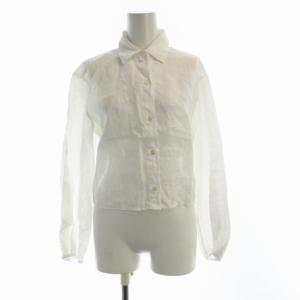23SS RELAXED LINEN PLEAT SLV SHIRT シャツ ブランド 麻 リネン 長袖