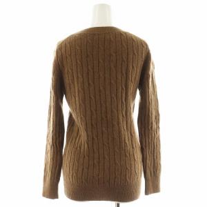 MARGARET HOWELL ニット セーター 長袖 カシミヤ 2 茶 ブラウン 578-7263018 /AN24