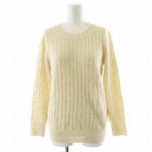 ニット セーター 長袖 カシミヤ 2 白 ホワイト 578-7263018 /AN21