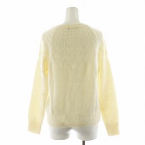 MARGARET HOWELL ニット セーター 長袖 ウール カシミヤ混 2 白 ホワイト 578-7263019 /AN22