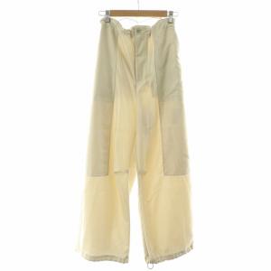 24AW ブライト パラシュートパンツ ジョガー イージー 36 ベージュ 24030900404130