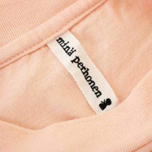 mina perhonen ys8432 choucho Tシャツワンピース 半袖 蝶々 刺繍 ロング ワンピース 40 ピンク /G