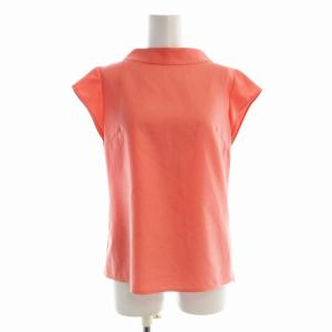 シャツ ブラウス 半袖 40 オレンジ 090376-2 /EE