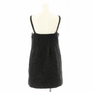 Ameri VINTAGE 23AW GLITTER TWEED VEST ビスチェ ベスト キャミソール ツイード ウール混 モヘヤ混