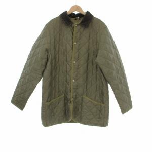 キルティングジャケット 中綿 アウター 襟コーデュロイ 40 カーキ /OR