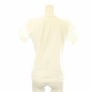 PLAY Comme des Garçons Tシャツ カットソー 半袖 ロゴ M 白 ホワイト 黒 ブラック 緑 グリーン AZ-T047 /OR