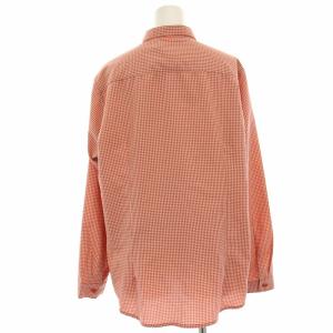MAMMUT アズダロングスリーブシャツ ブラウス ギンガムチェック 長袖 XL 赤 レッド ピンク 1015-00582