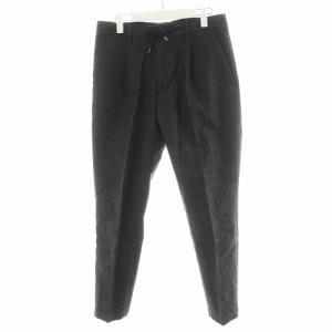 ナノ ライブラリー nano LIBRARY パンツ ジッパーフライ ウール L グレー NUS73LP160H0