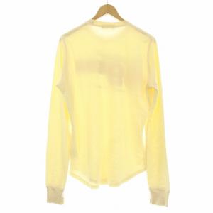 DSQUARED2 Tシャツ 長袖 カットソー ロンT ロゴ S 黄 イエロー 赤 レッド 黒 ブラック 71GC143 /OR