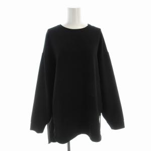 カットソー Tシャツ チュニック 長袖 F 黒 ブラック WG1022104A010 /EE
