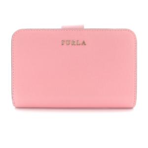 BABYLON バビロン 二つ折り財布 レザー ロゴ ピンク /RO