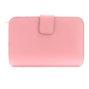 FURLA BABYLON バビロン 二つ折り財布 レザー ロゴ ピンク /RO