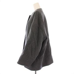 JOURNAL STANDARD 23AW スーパー140ビーバーダブルロングコート ウール 38 グレー 23020400909330