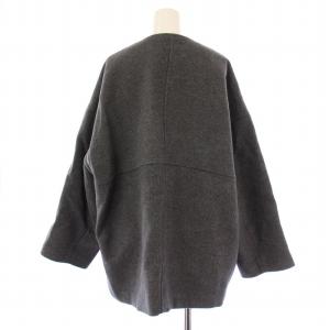 JOURNAL STANDARD 23AW スーパー140ビーバーダブルロングコート ウール 38 グレー 23020400909330