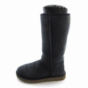 UGG australia クラシック トール ムートンブーツ スエード ロング 5.5 25.5cm 青 ブルー 5815 /EE
