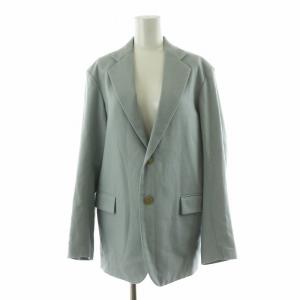 ロエフ LOEFF テーラードジャケット シングル カシミヤ混 0 ライトブルー 8822-209-0015