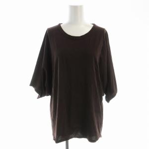 24SS ニュアンス TEE2 Tシャツ カットソー 半袖 F 茶 ブラウン 24070220423020