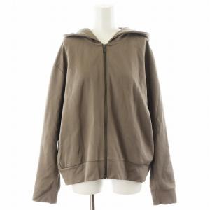 22SS VIS PONTE HOODIE パーカー ジップアップ M 茶 ブラウン 2103014 /AN13