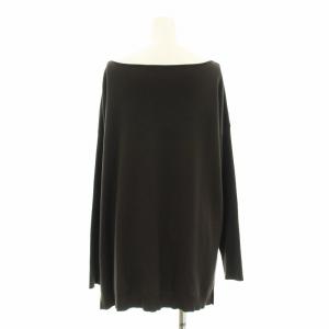 Deuxieme Classe 19SS New Knit プルオーバー ニット セーター 長袖 切替 茶 ブラウン 19080560006710