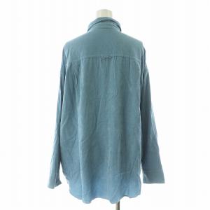 Plage 23SS minicoll シャツ ブラウス コーデュロイ 長袖 F ブルー 23050922703010
