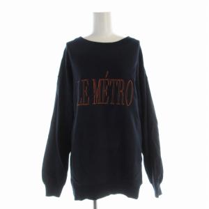 LE METROスウェット トレーナー 長袖 F 紺 ネイビー 24070912318130 /EE