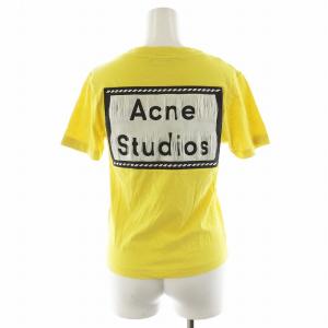 Tシャツ カットソー 半袖 ロゴ XS 黄 イエロー FN-WN-TSHI000189 /AN39