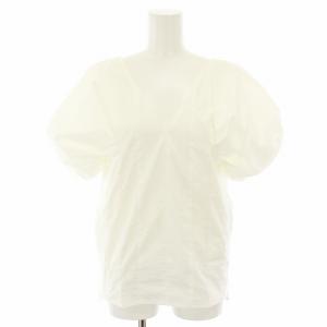 ミニー Minnie シャツ ブラウス Vネック 半袖 パフスリーブ タグ付き F 白 ホワイト BL-1216650