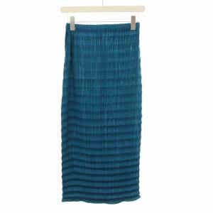 PLEATS PLEASE ISSEY MIYAKE イッセイミヤケ スカート ロング プリーツ イージー 1 青 ブルー IM04FG976 /YT