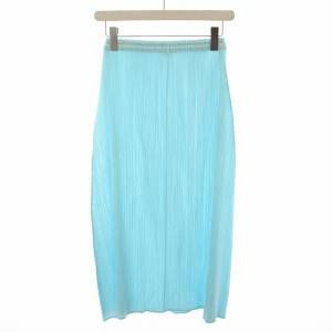 PLEATS PLEASE ISSEY MIYAKE イッセイミヤケ スカート ロング プリーツ イージー 1 水色 ライトブルー PP01-JG458 /YT